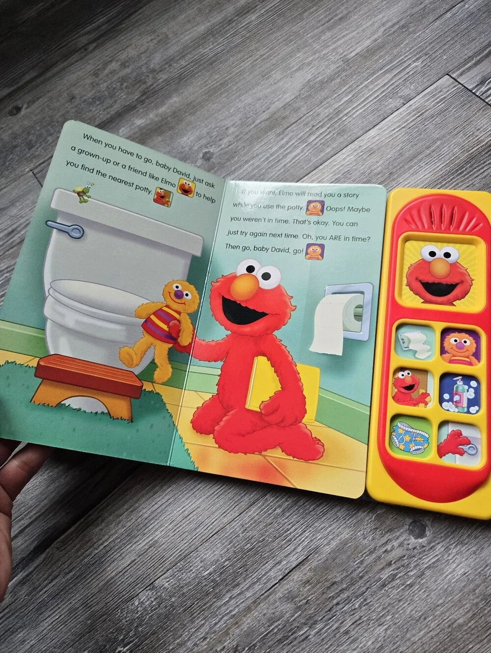 Sesame Street interactive potty
